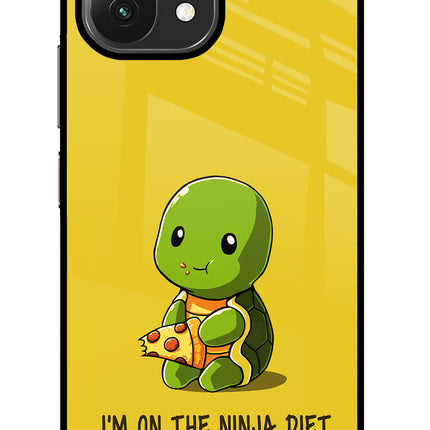 I'm on Ninja Diet Mi 11 Lite Glass Case Back Cover by Casekaro