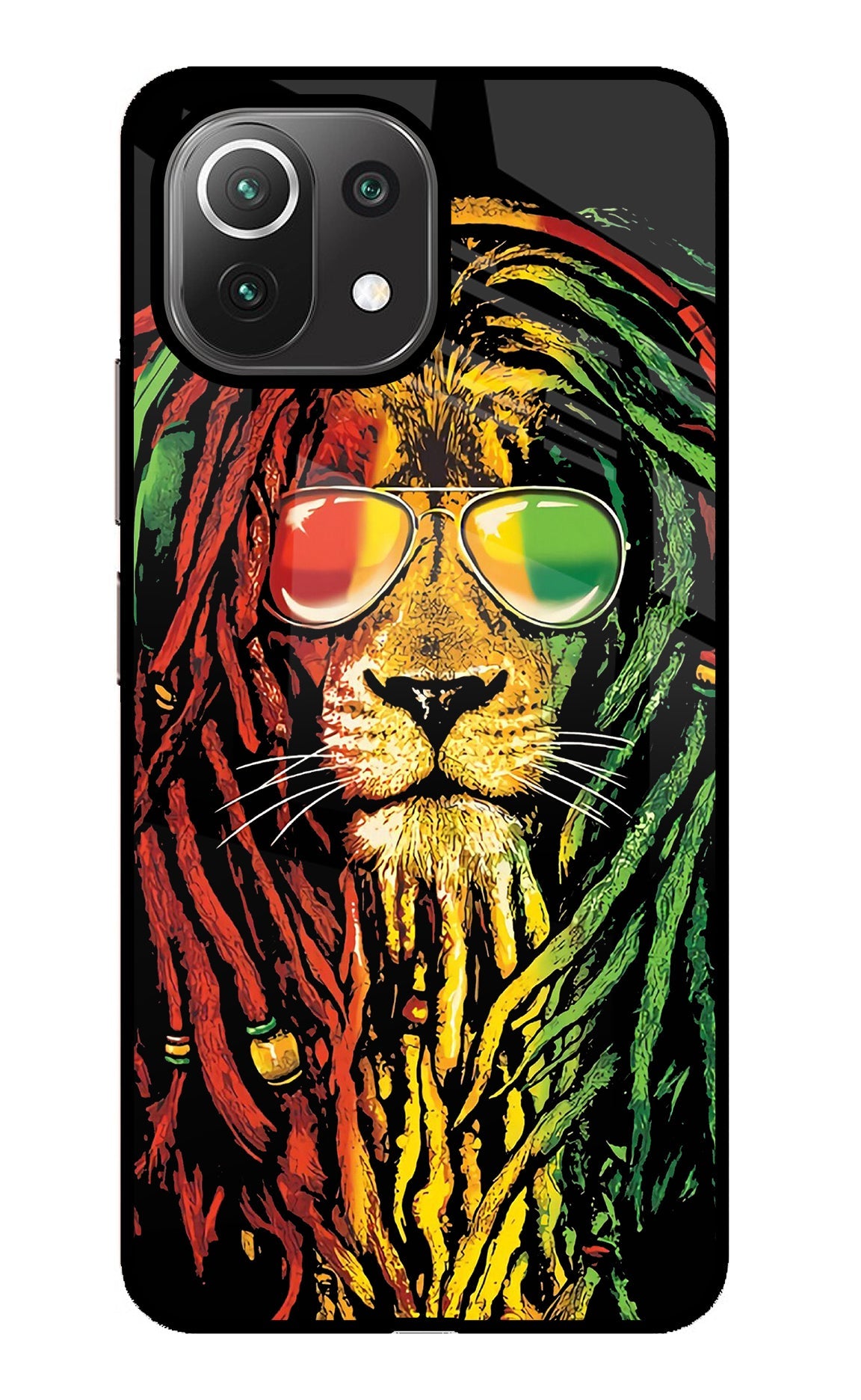 Rasta Lion Mi 11 Lite Back Cover