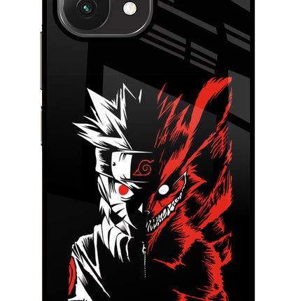 Naruto Two Face Mi 11 Lite Glass Case Back Cover by Casekaro