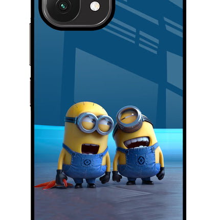 Minion Laughing Mi 11 Lite Glass Case Back Cover by Casekaro
