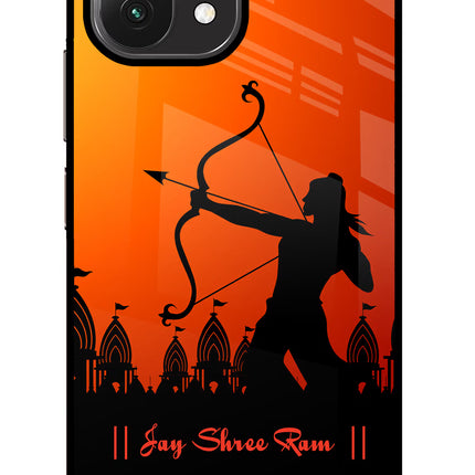 Lord Ram - 4 Mi 11 Lite Glass Case Back Cover by Casekaro