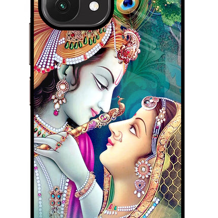 Lord Radha Krishna Mi 11 Lite Glass Case Back Cover by Casekaro