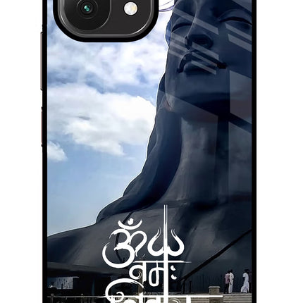 Om Namah Shivay Mi 11 Lite Glass Case Back Cover by Casekaro