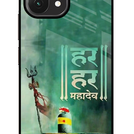 Har Har Mahadev Shivling Mi 11 Lite Glass Case Back Cover by Casekaro