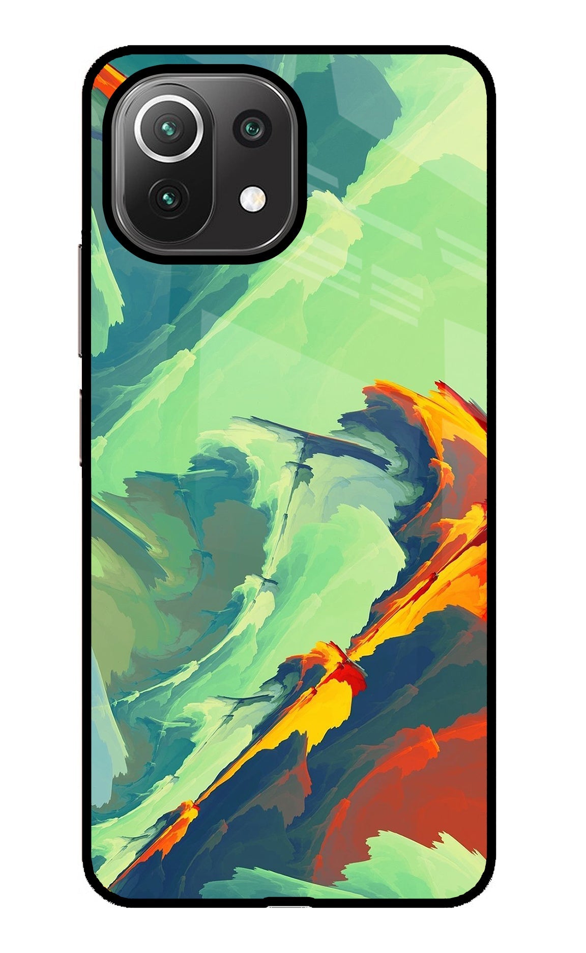 Paint Art Mi 11 Lite Glass Case