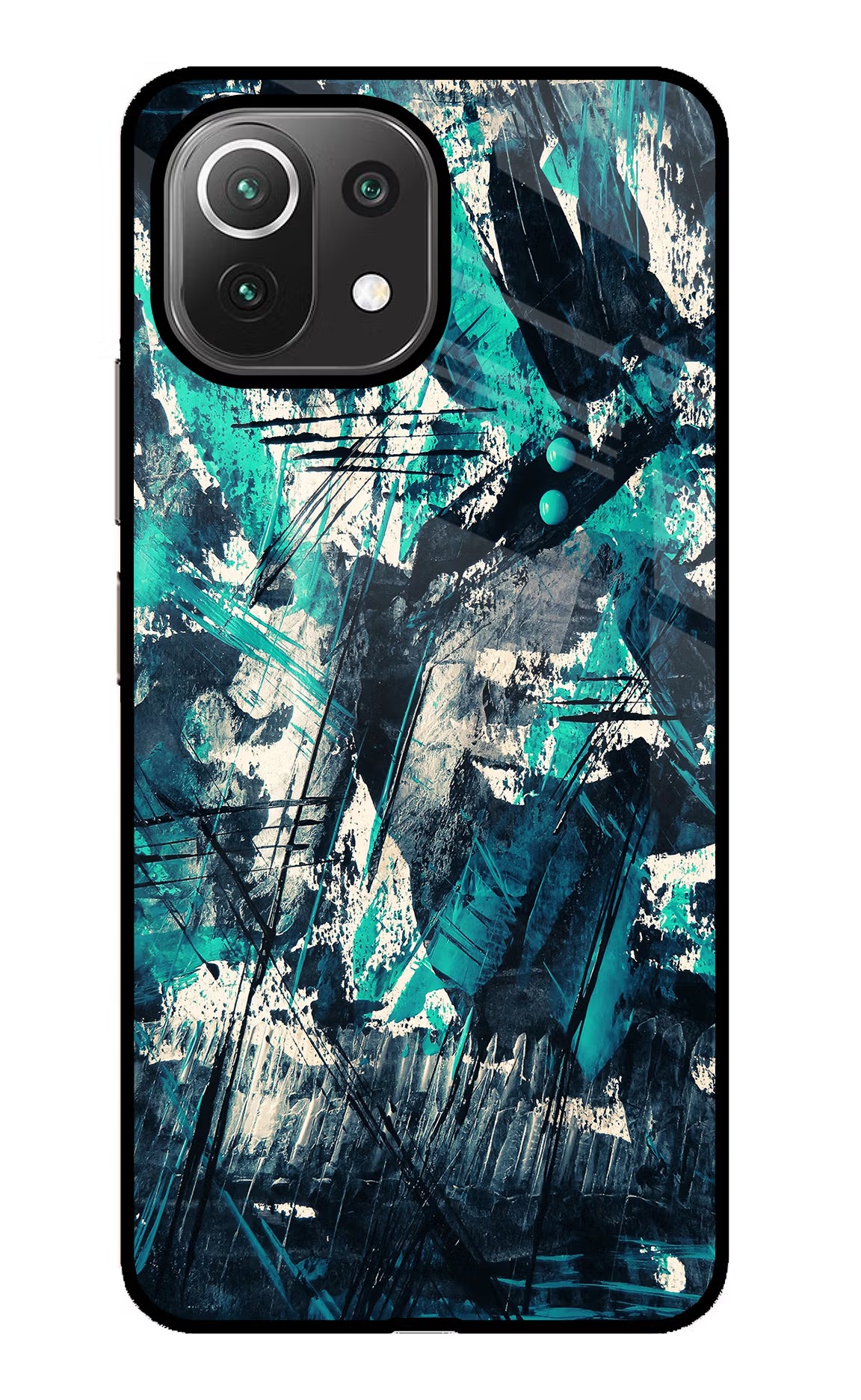Artwork Mi 11 Lite Glass Case Back Cover by Casekaro