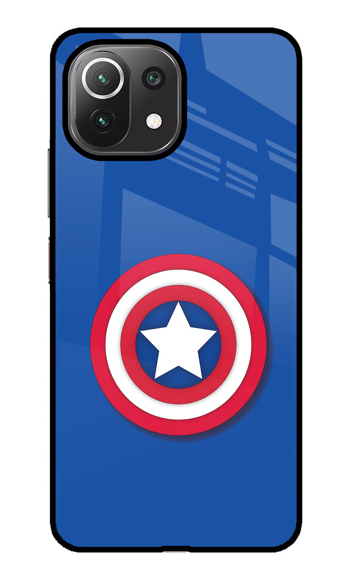 Shield Mi 11 Lite Glass Case Back Cover by Casekaro