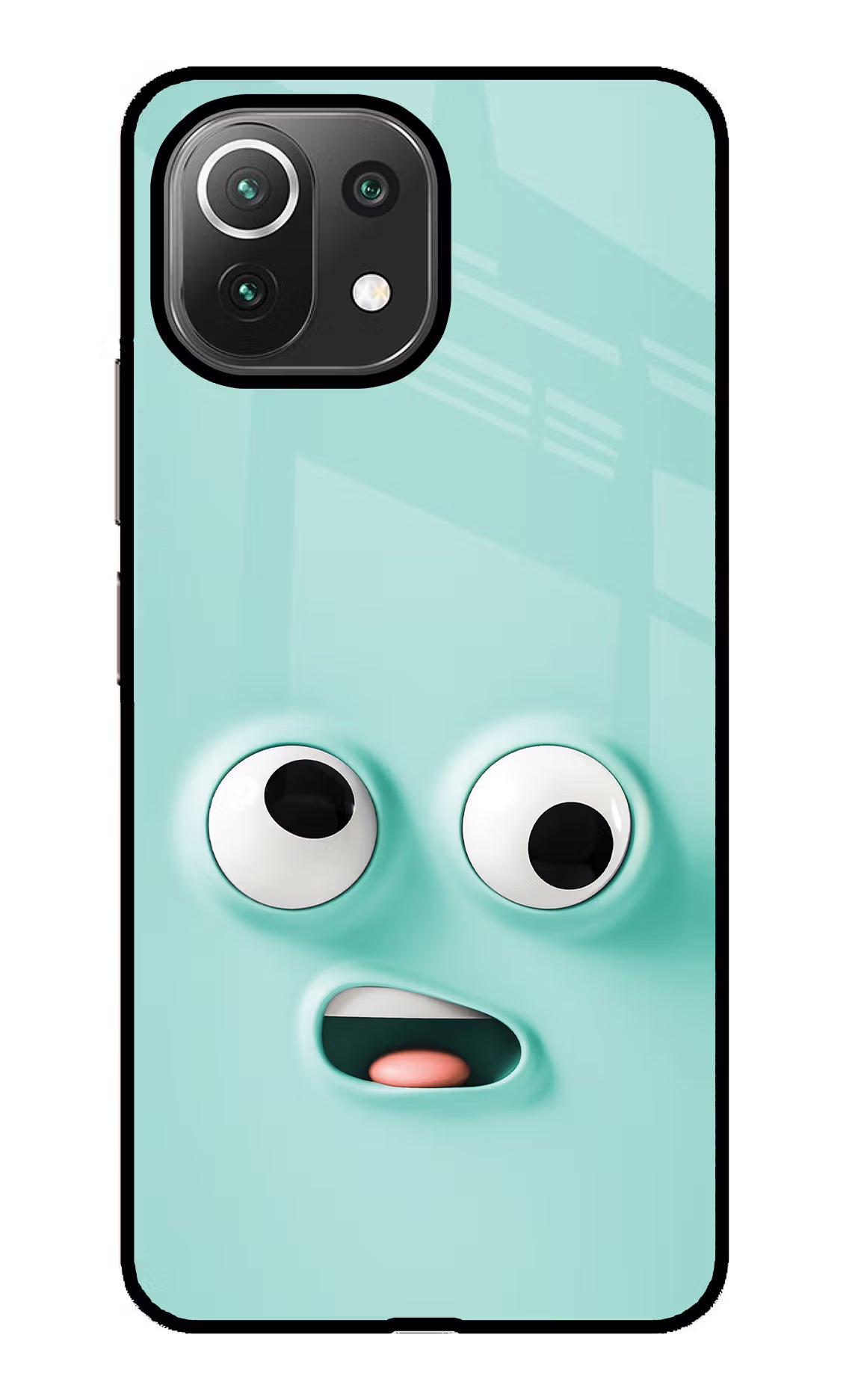 Funny Cartoon Mi 11 Lite Glass Case Back Cover by Casekaro