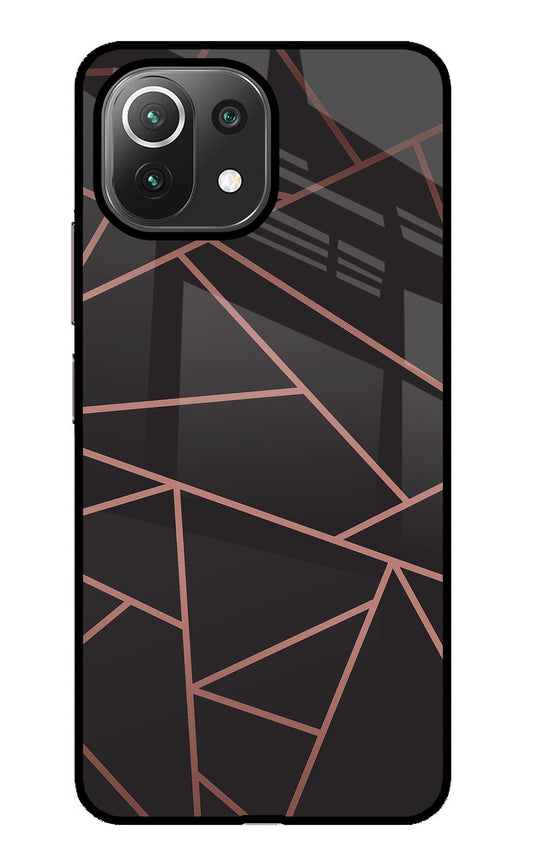 Geometric Pattern Mi 11 Lite Glass Case