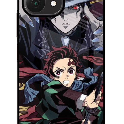 Demon Slayer Mi 11 Lite Glass Case Back Cover by Casekaro