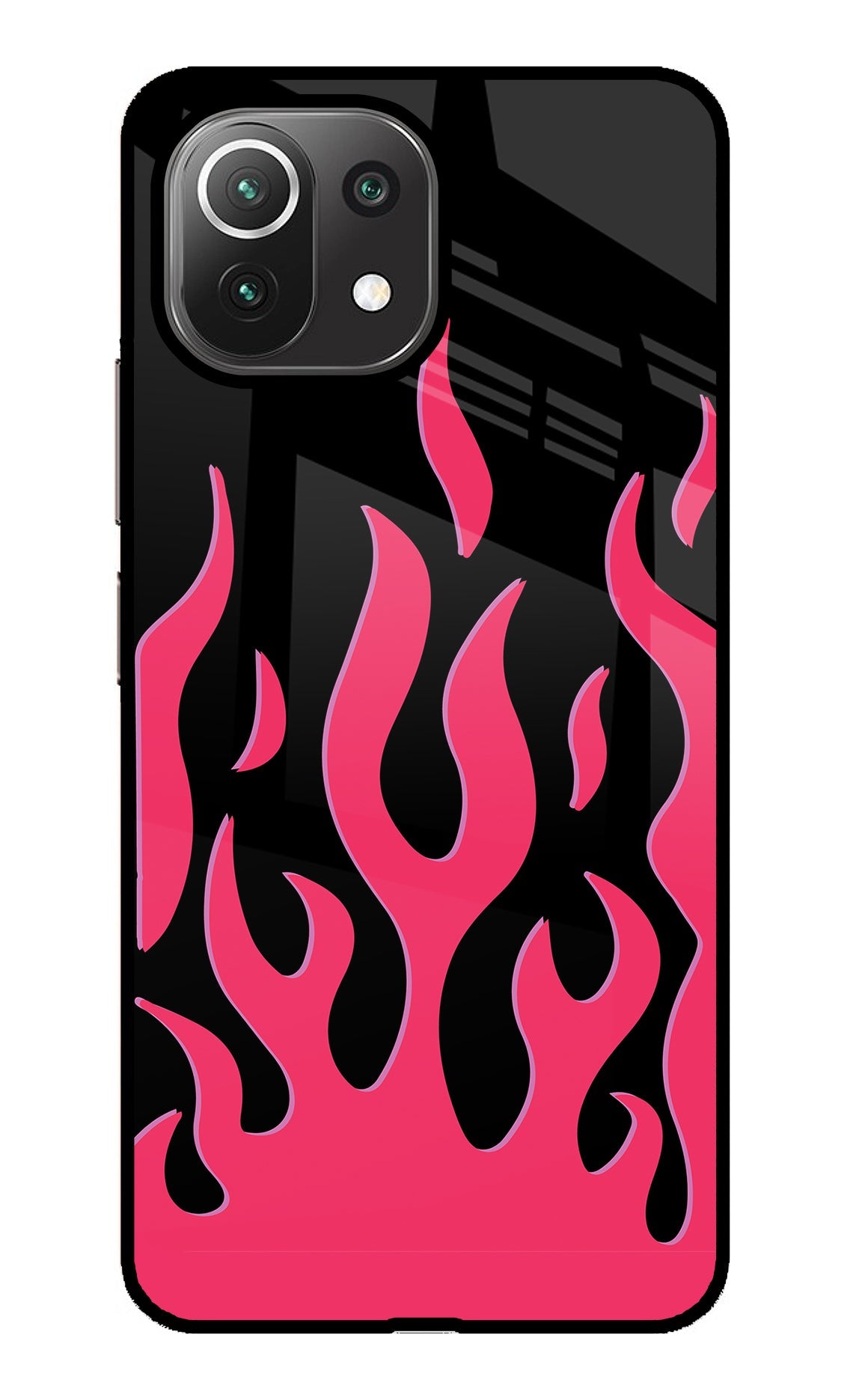 Fire Flames Mi 11 Lite Back Cover