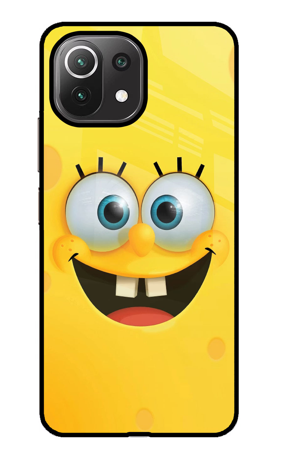 Sponge 1 Mi 11 Lite Back Cover, Glass case