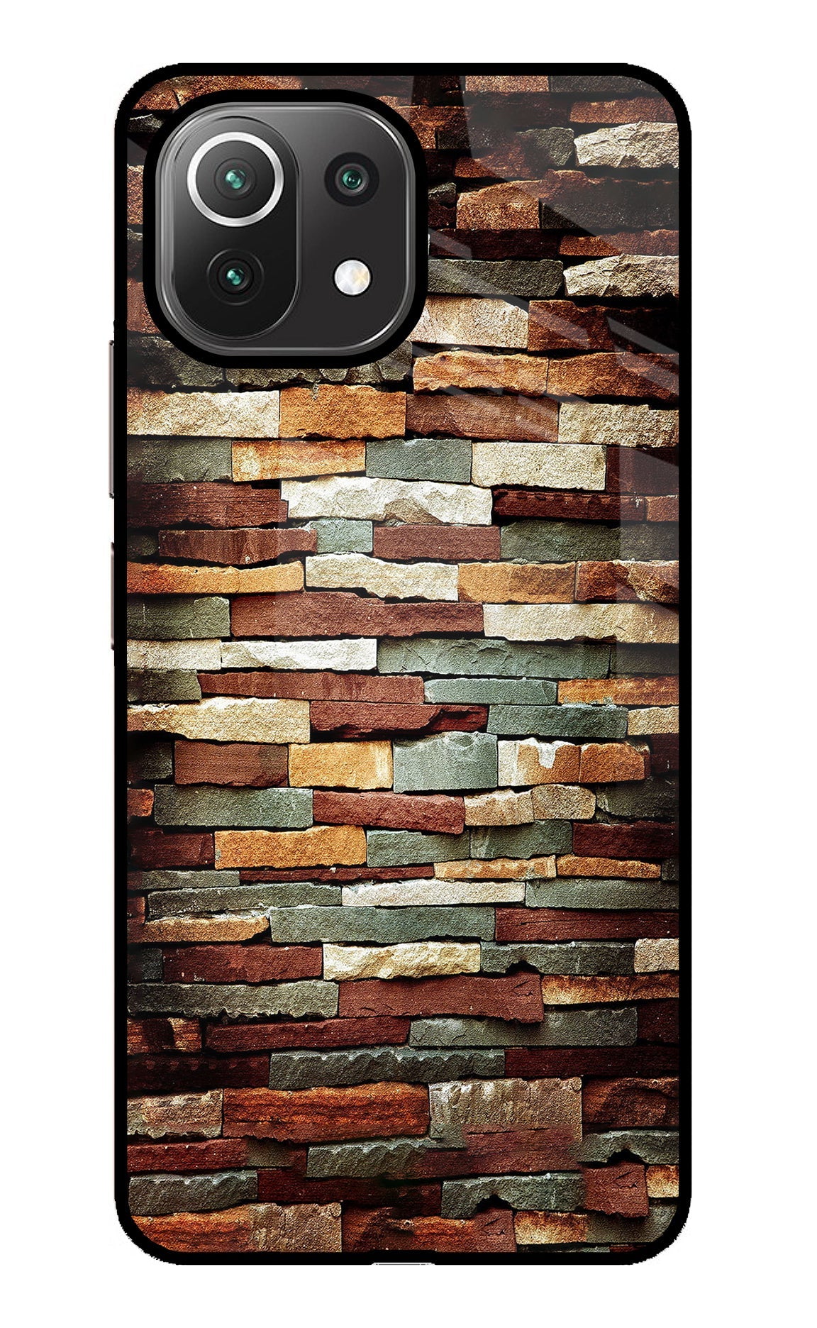 Bricks Pattern Mi 11 Lite Back Cover