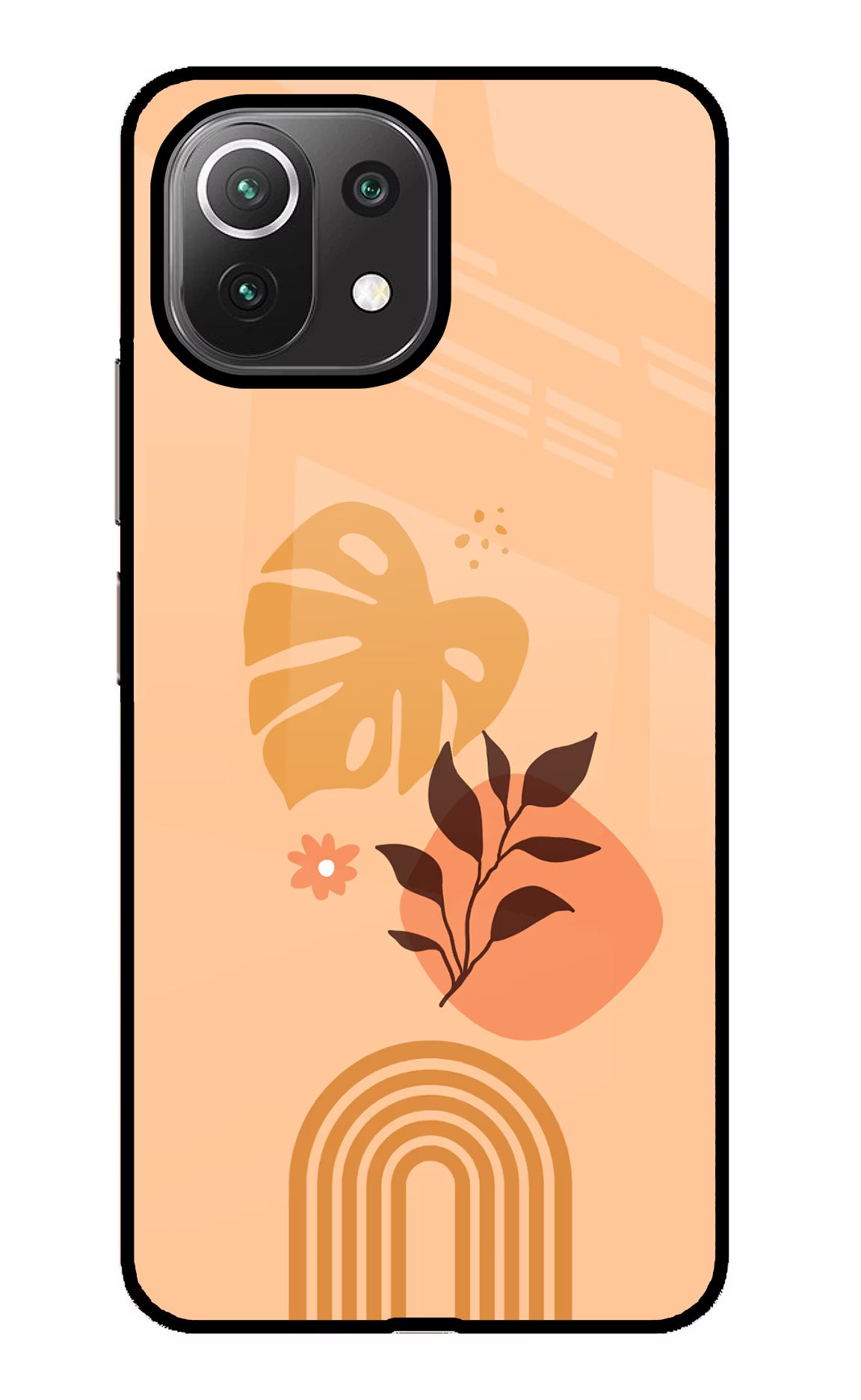 Bohemian Art Mi 11 Lite Glass Case Back Cover by Casekaro