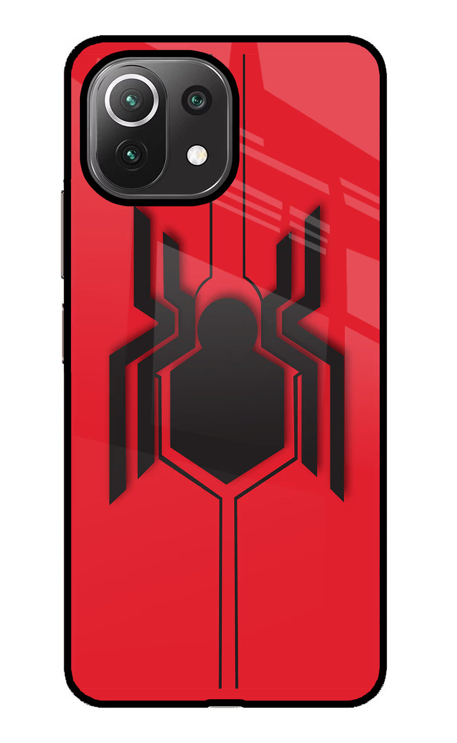 Spider Mi 11 Lite Back Cover, Glass case