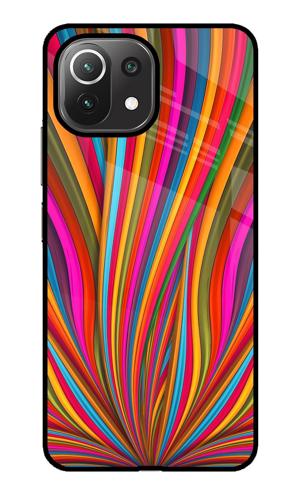 Trippy Wavy Mi 11 Lite Back Cover