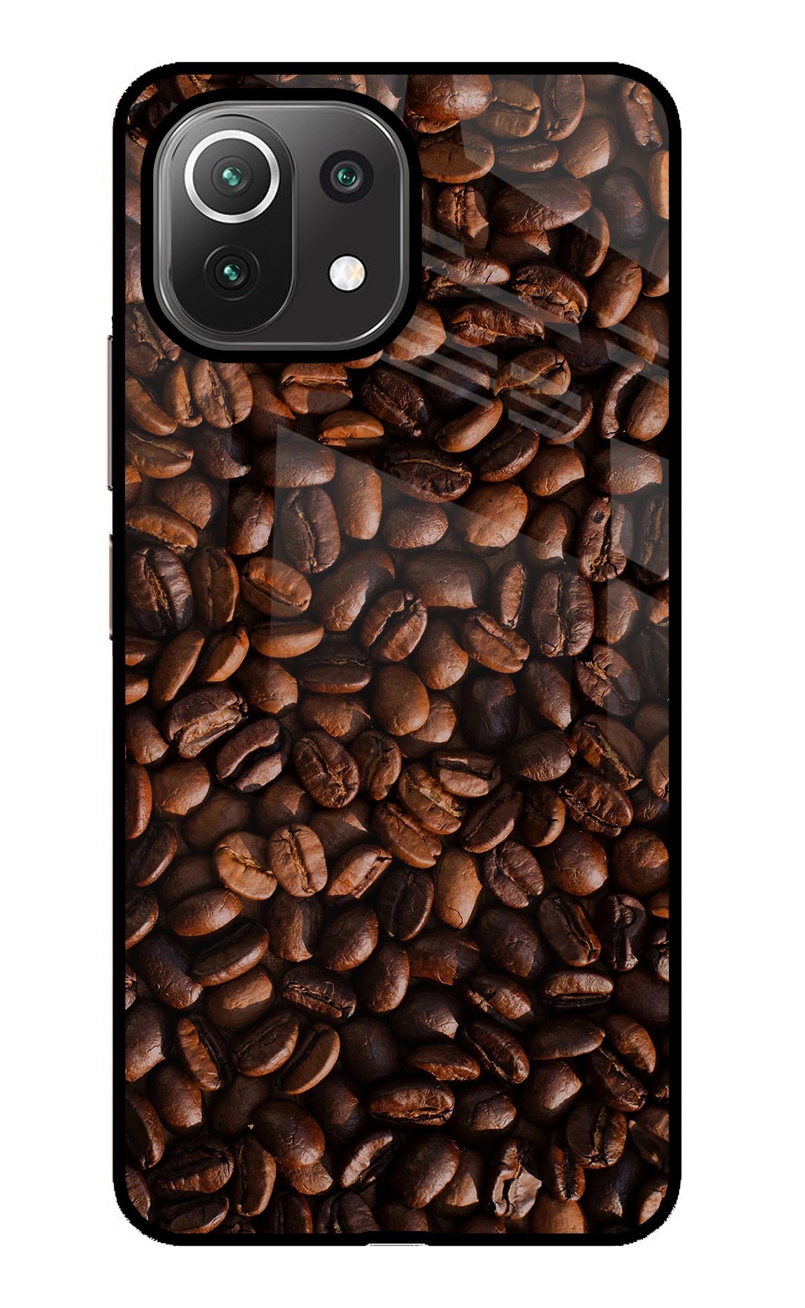 Coffee Beans Mi 11 Lite Glass Case