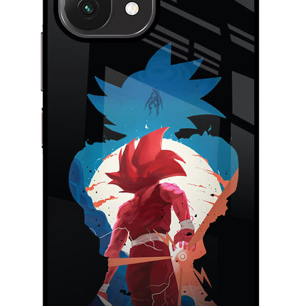 Goku Mi 11 Lite Glass Case Back Cover by Casekaro