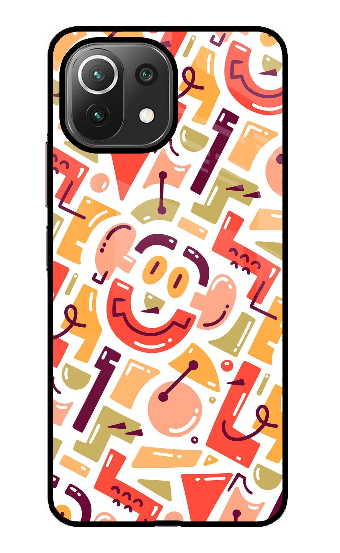 Doodle Pattern Mi 11 Lite Back Cover