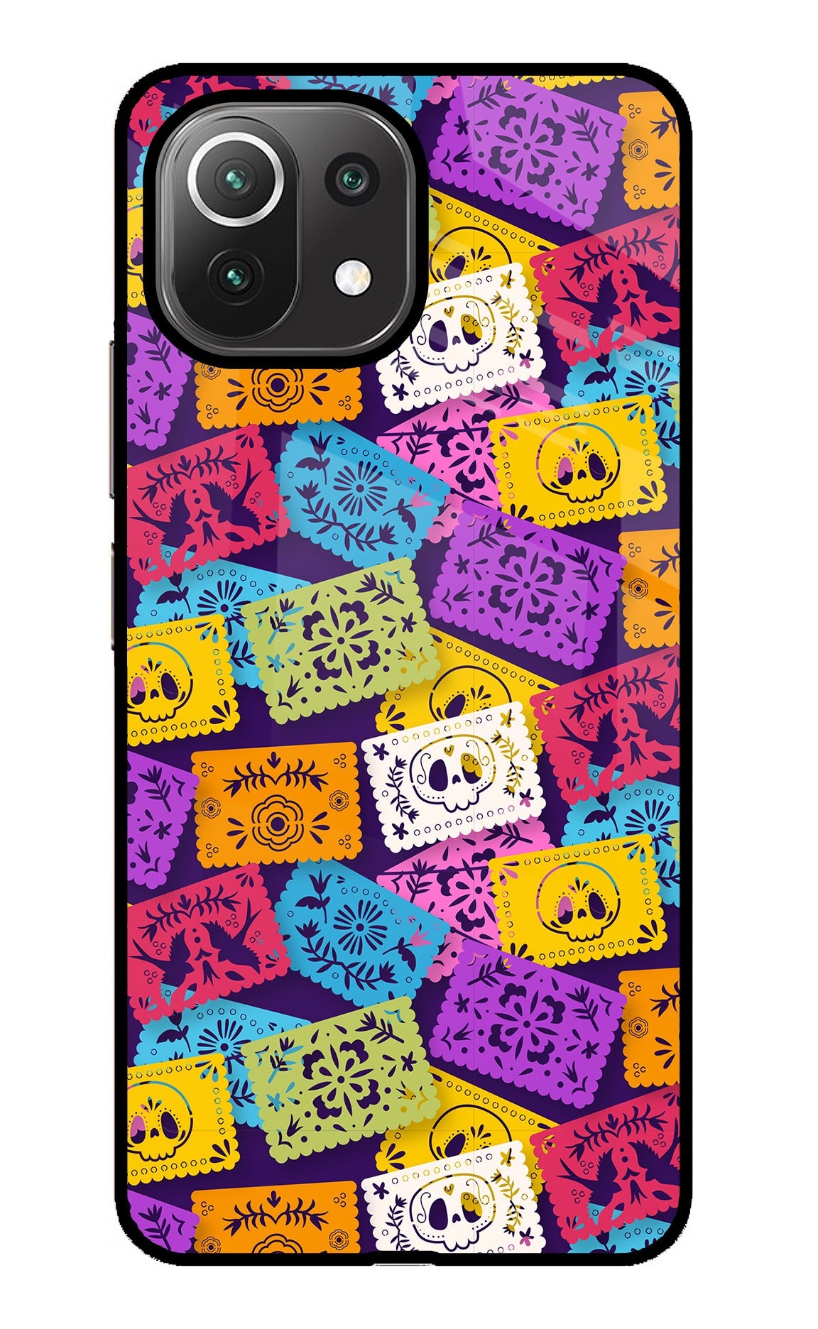 Mexican Pattern Mi 11 Lite Glass Case