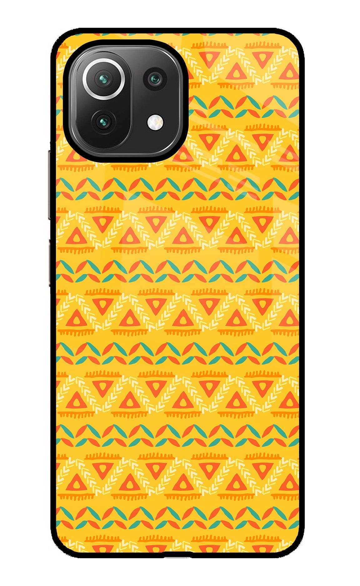 Tribal Pattern Mi 11 Lite Glass Case