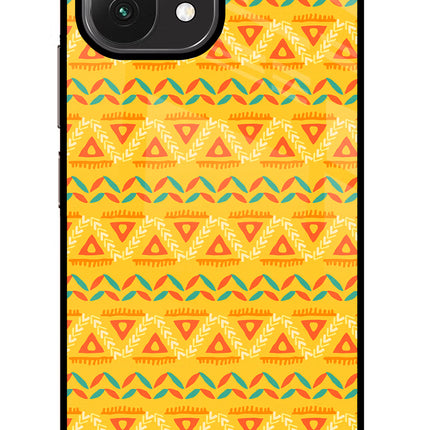 Tribal Pattern Mi 11 Lite Glass Case Back Cover by Casekaro