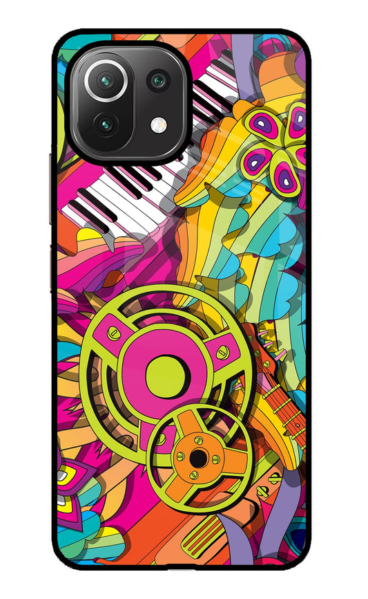 Music Doodle Mi 11 Lite Glass Case