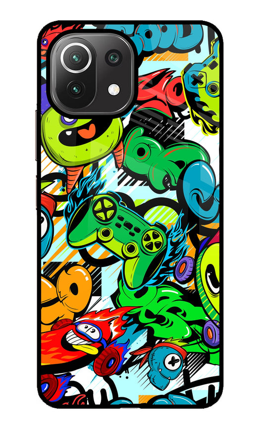 Game Doodle Mi 11 Lite Glass Case