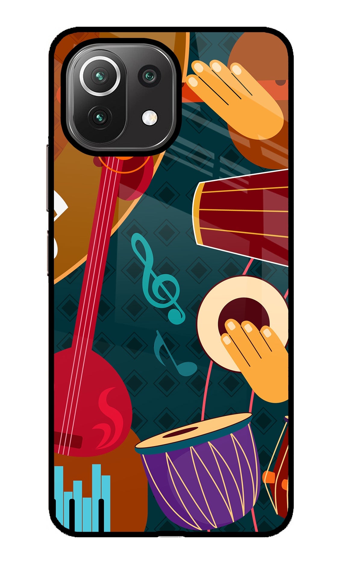 Music Instrument Mi 11 Lite Back Cover