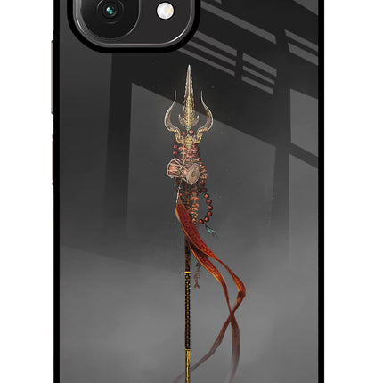 Shiv Trishul Mi 11 Lite Glass Case Back Cover by Casekaro
