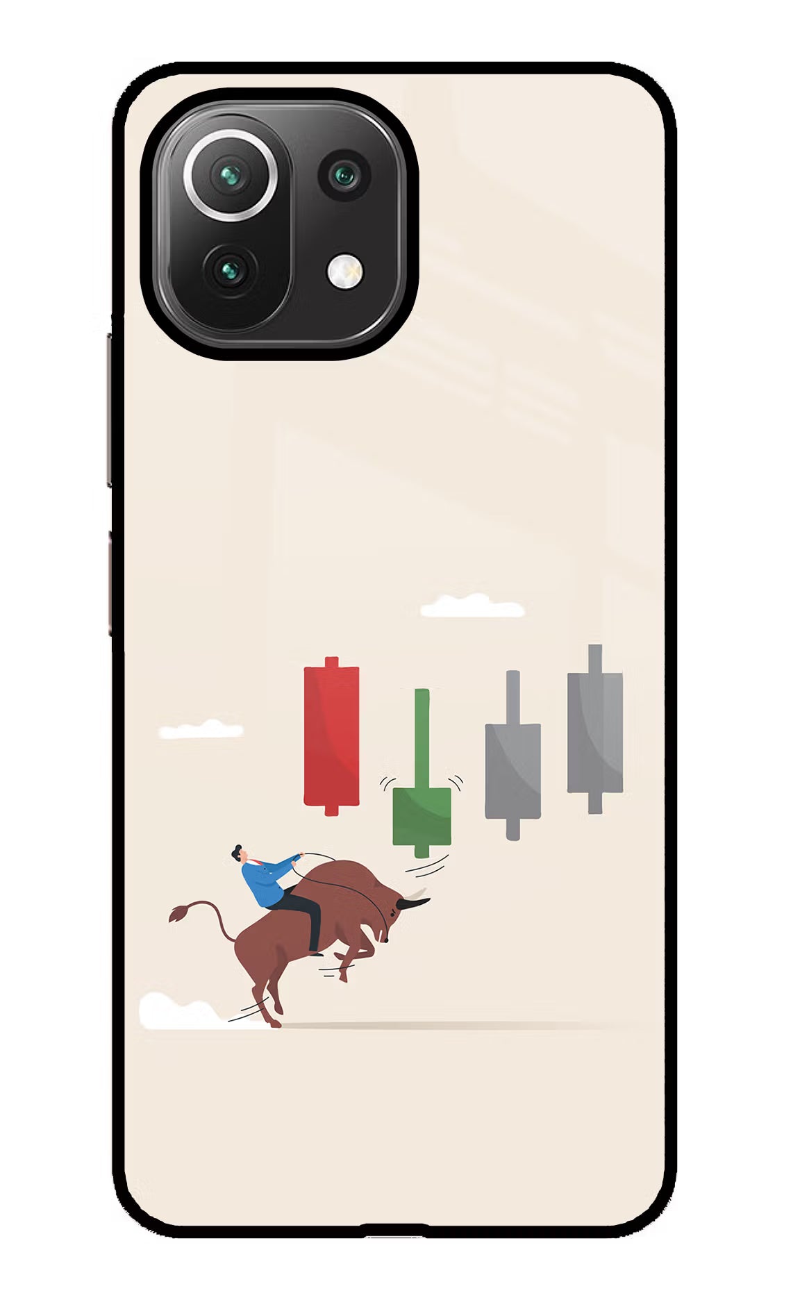 Bull Trading Momentum Mi 11 Lite Glass Case