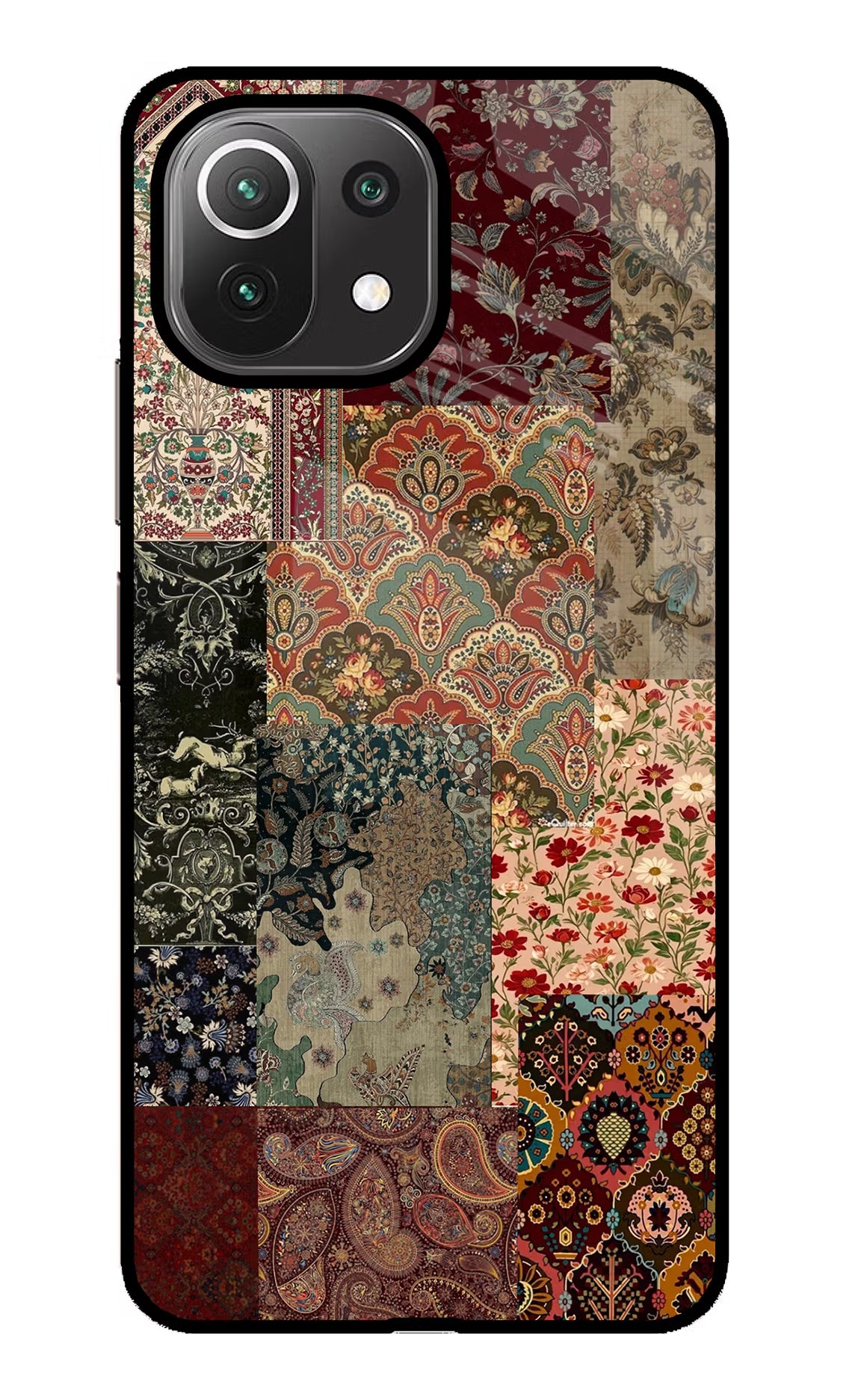 Desi Print Mi 11 Lite Glass Case Back Cover by Casekaro
