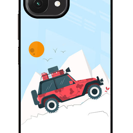 Mountain Trail Beast Mi 11 Lite Glass Case Back Cover by Casekaro