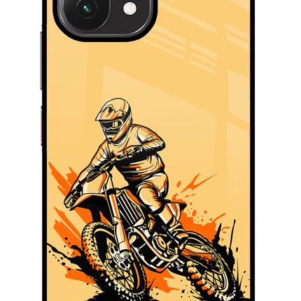 Off-Road Fury Mi 11 Lite Glass Case Back Cover by Casekaro