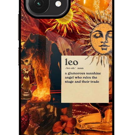Leo Zodiac Mi 11 Lite Glass Case Back Cover by Casekaro