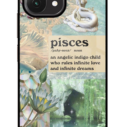 Pisces Zodiac Mi 11 Lite Glass Case