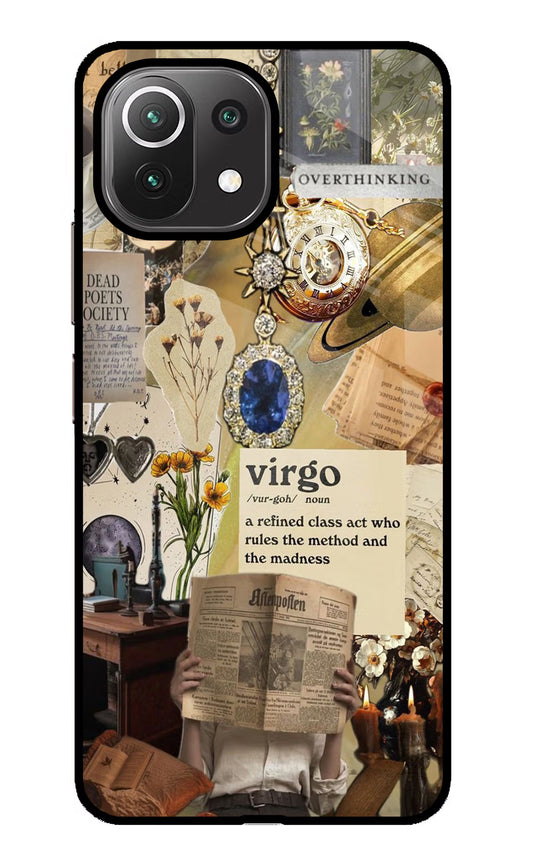 Virgo Zodiac Mi 11 Lite Glass Case