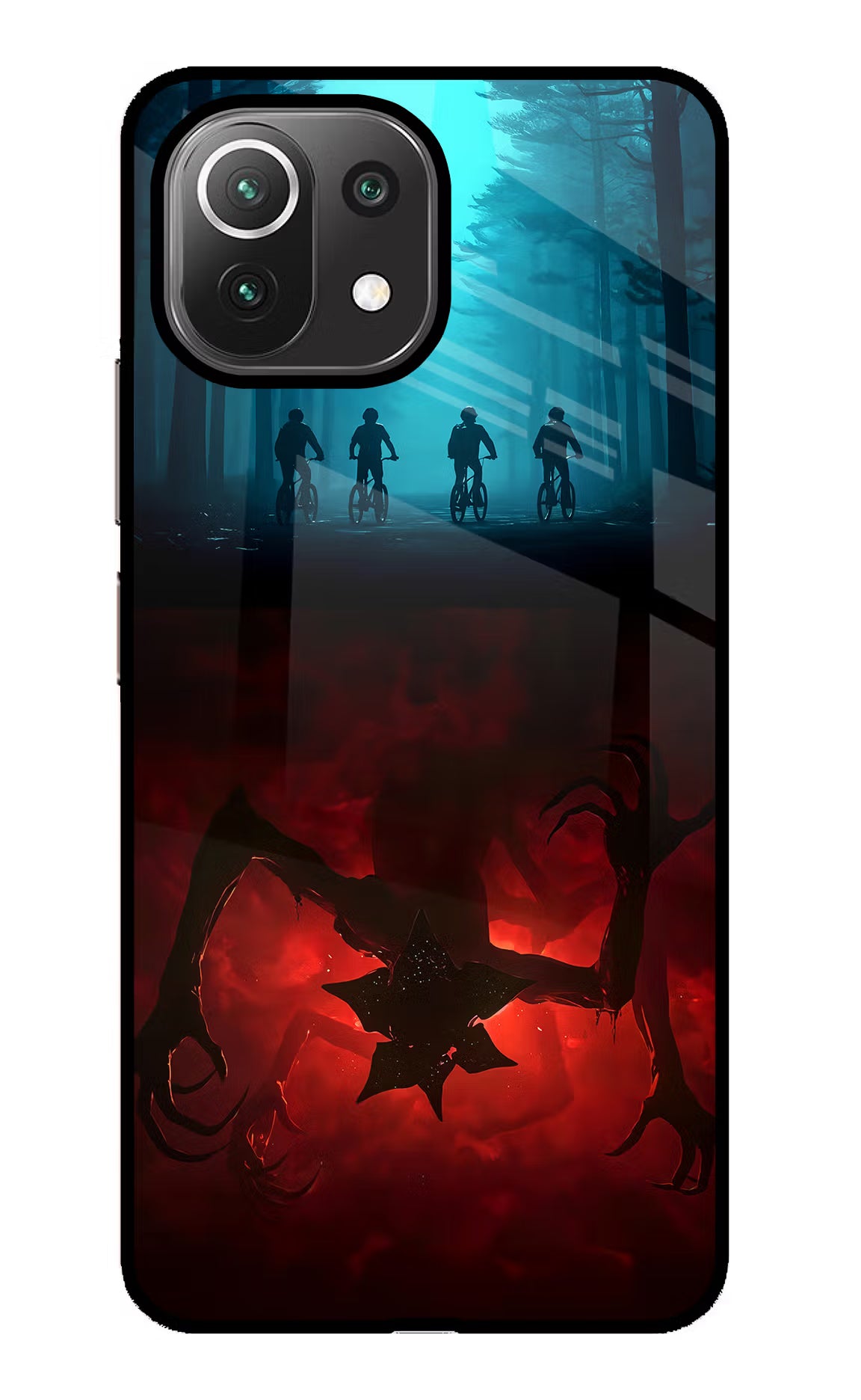 Ordinary Things Downside Up Mi 11 Lite Glass Case Back Cover by Casekaro