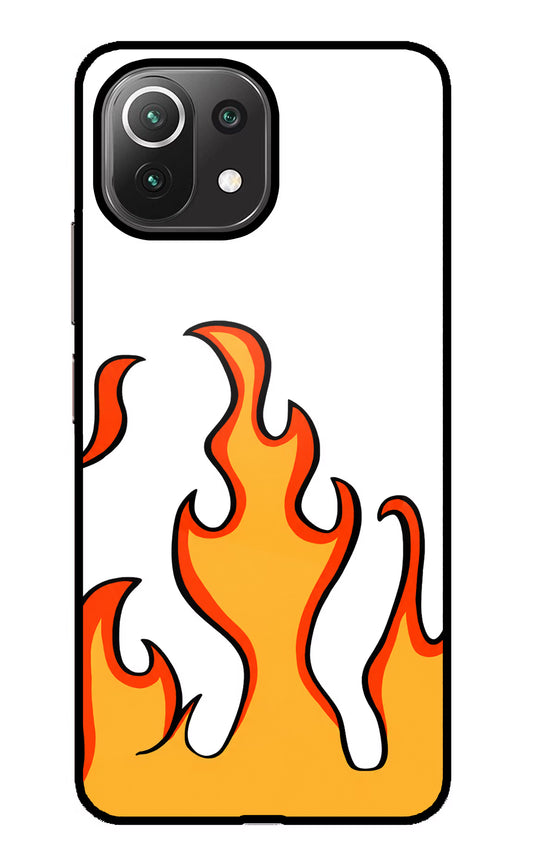 Fired Up – White Mi 11 Lite Glass Case
