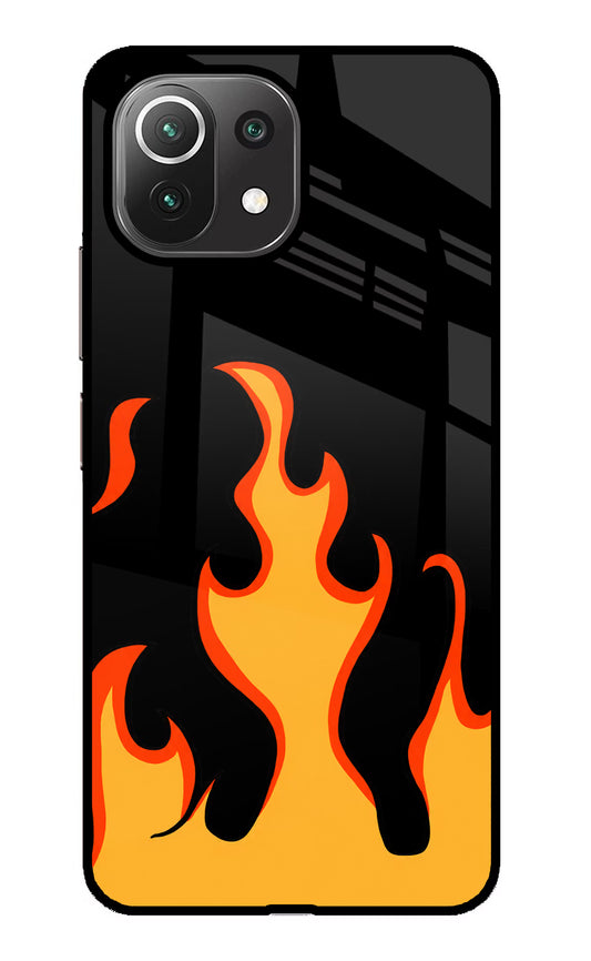 Fired Up – Black Mi 11 Lite Glass Case