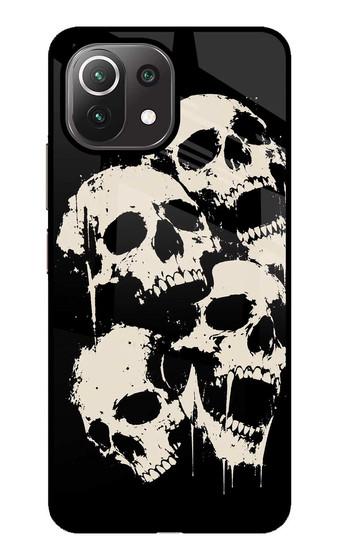 Dead Stack Mi 11 Lite Glass Case Back Cover by Casekaro