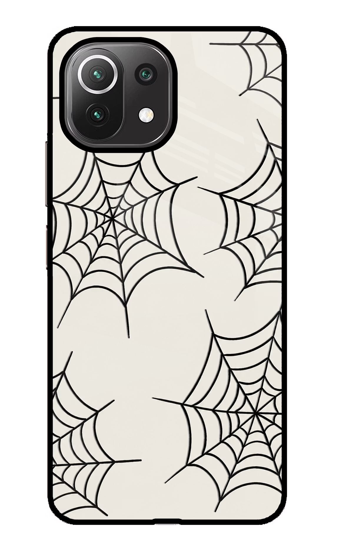 Spider Web Mi 11 Lite Glass Case