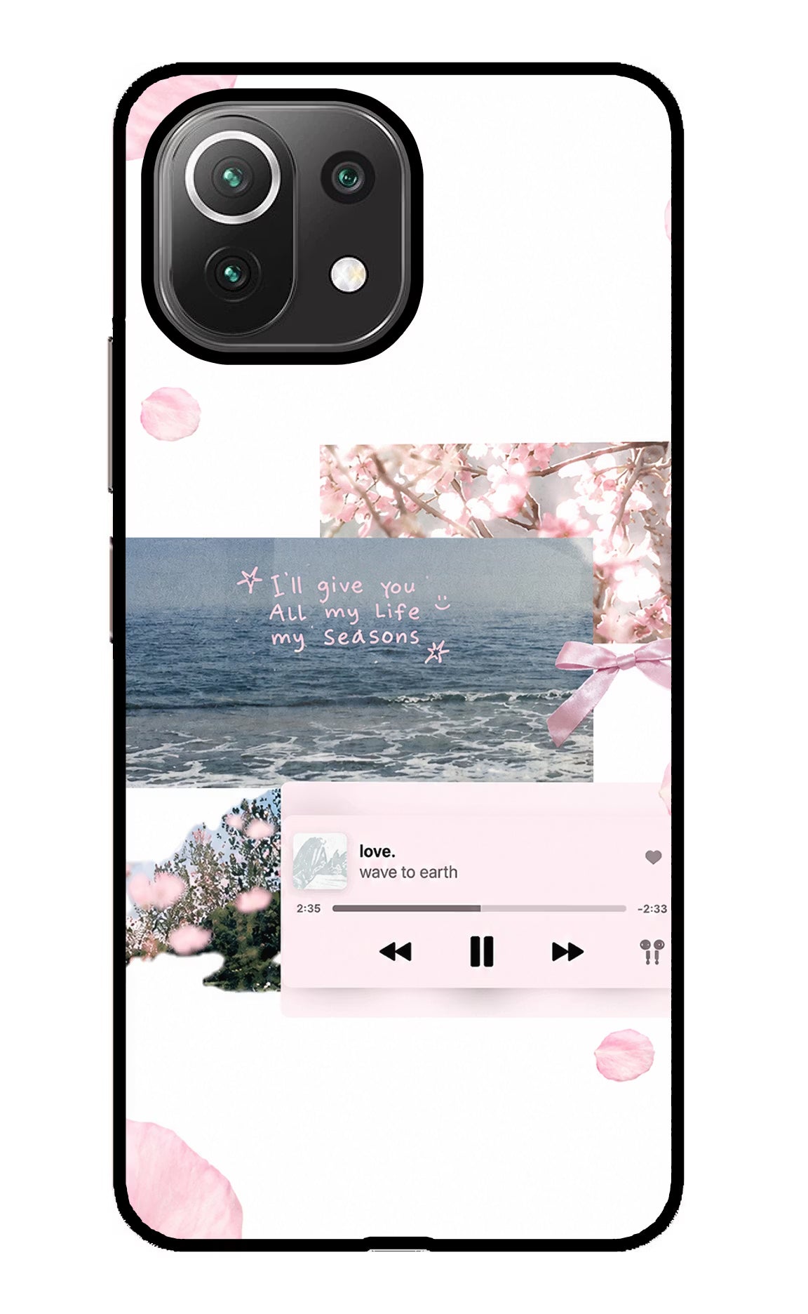 Wave to earth Mi 11 Lite Glass Case