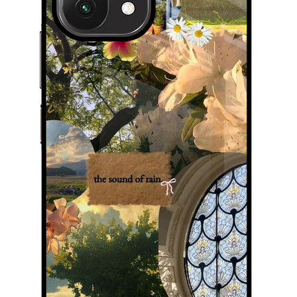 Rain Mi 11 Lite Glass Case Back Cover by Casekaro