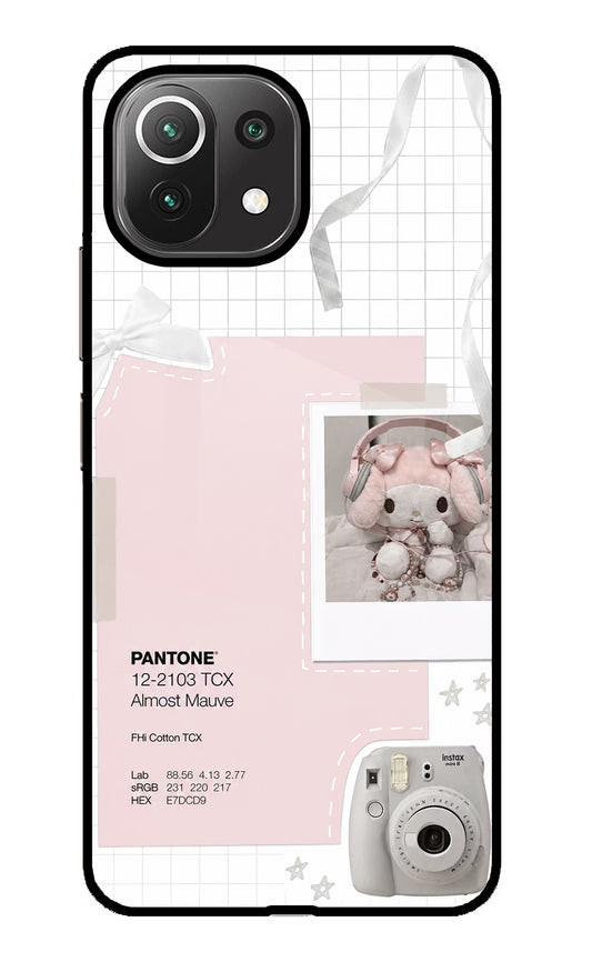 Pantone Asthetic Mi 11 Lite Glass Case