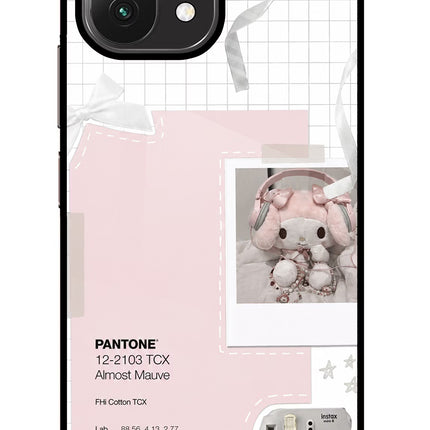 Pantone Asthetic Mi 11 Lite Glass Case Back Cover by Casekaro