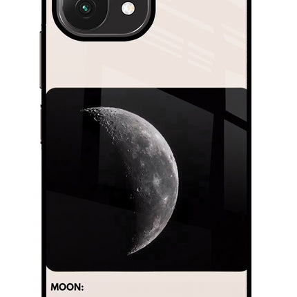 Moon Phase Mi 11 Lite Glass Case Back Cover by Casekaro