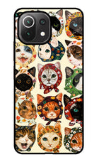 Cool Cat Mi 11 Lite Glass Case