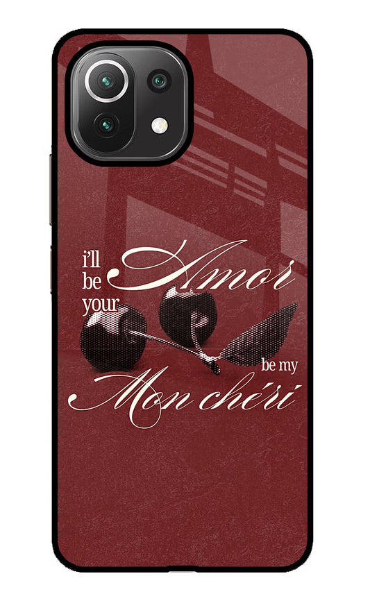 Velvet Cherry Mi 11 Lite Glass Case
