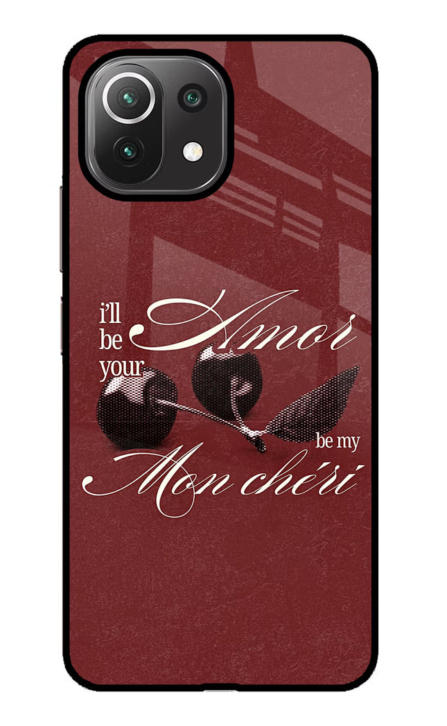 Velvet Cherry Mi 11 Lite Glass Case